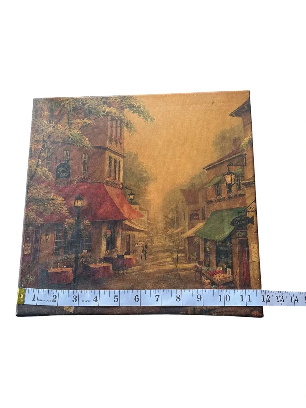 💟Charlie's Cafe Ruane Manning Canvas Wall Art Prints Set of 2 12×14